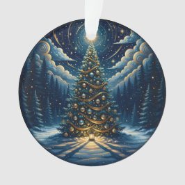 Weihnachtsbaumanhänger 2025 – Winterliche Nacht Ba Ornament