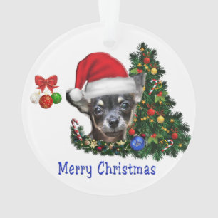  Weihnachtsbaumanhänger Chihuahua Ornament