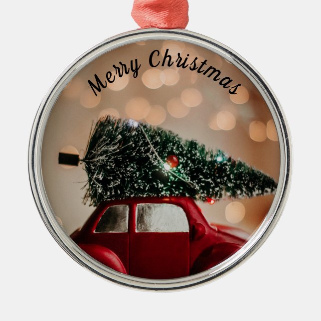 Weihnachtsbaumanhänger Ornament Aus Metall (Vorne)