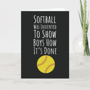Weihnachtsbaumanhänger Softball Karten für Mannsch
