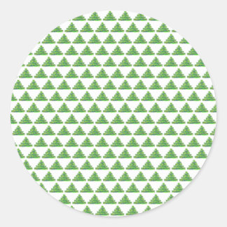 Weihnachtsbaumaufkleber Runder Aufkleber