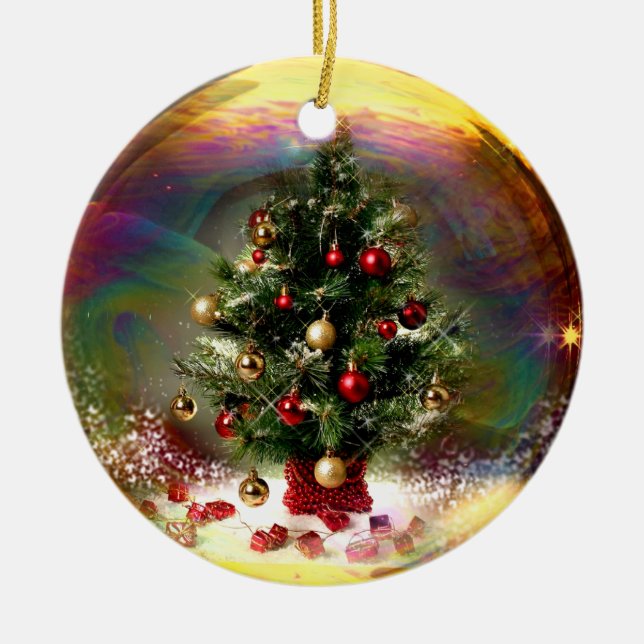 Weihnachtsbaumblubble Ornament (Vorne)