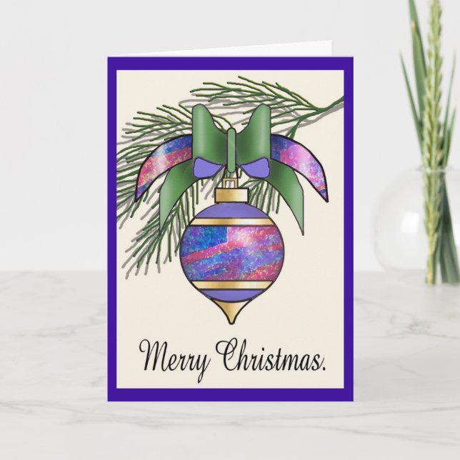 Weihnachtsbaumchen - 20 feiertagskarte (Vorderseite)