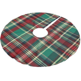 Weihnachtsbaumdecke aus Red Tartan