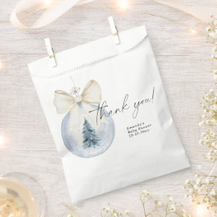 Weihnachtsbaumdekoration Babydusche Danke Geschenktütchen