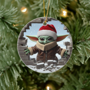 Weihnachtsbaumdekoration Keramik Ornament