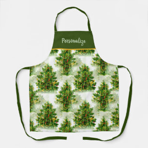 Weihnachtsbaumdekoration Schürze