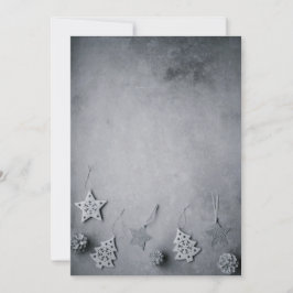 Weihnachtsbaumdekorationen Feiertagskarte