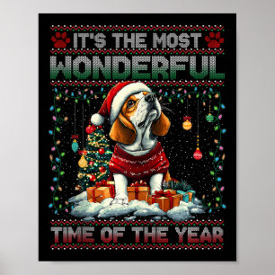 Weihnachtsbaumdekorationen Hund Lover Xma Poster