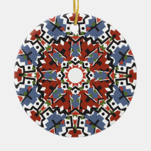 Weihnachtsbaumdekorationen im Südwesten Keramik Ornament