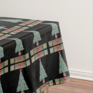 Weihnachtsbaumdekorationen Rot-Bogen Glocken schwa Tischdecke