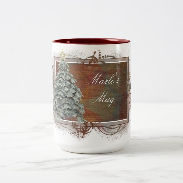 Weihnachtsbaumdesign 1 - Tasse (Mittel)