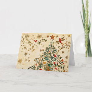 Weihnachtsbaumdesign für Gold und Glitzer Karte