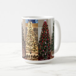 Weihnachtsbaumdesign Kaffeetasse