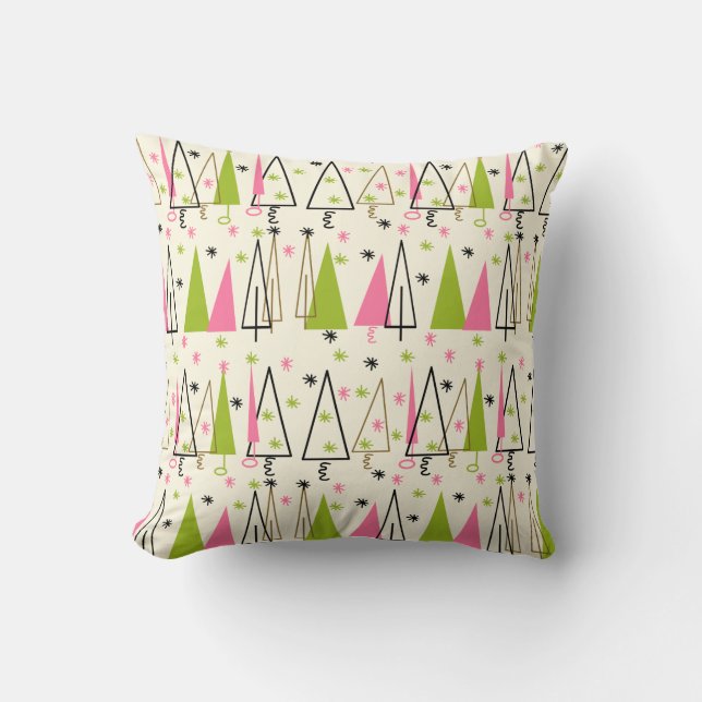 Weihnachtsbaumdesign Kissen (Vorderseite)