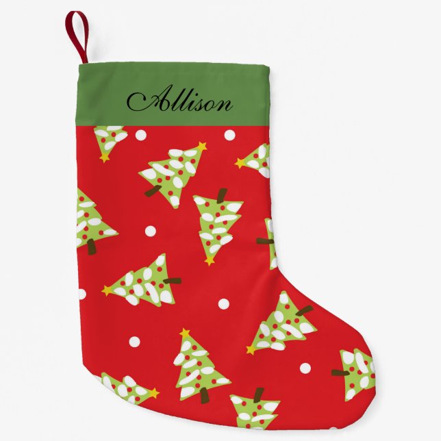 Weihnachtsbaumdesign Kleiner Weihnachtsstrumpf (Vorderseite)