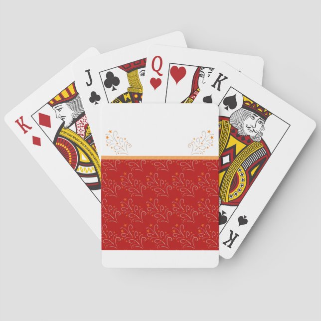 Weihnachtsbaumdesign Spielkarten (Rückseite)