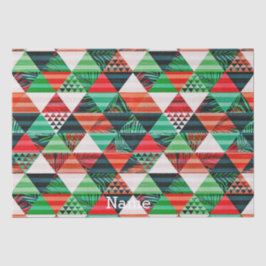 Weihnachtsbaumdesign voller Farben glücklich neu Seidenpapier