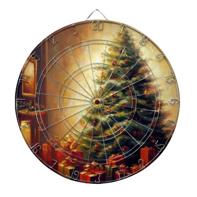 Weihnachtsbäume (1) dartscheibe (vorne)