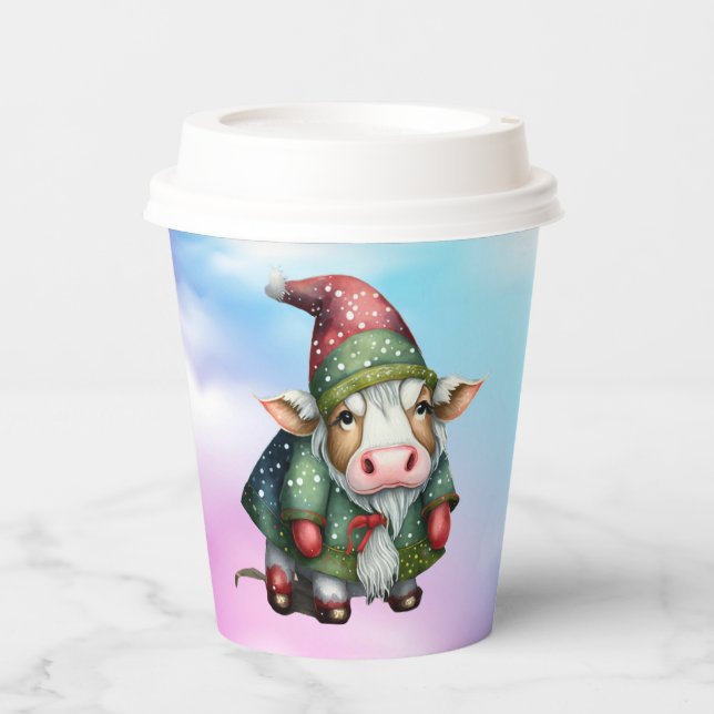 Weihnachtsbäume-83456 Pappbecher (Vorderseite)