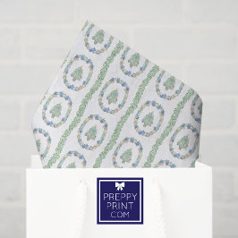 Weihnachtsbäume an der Küste Seidenpapier