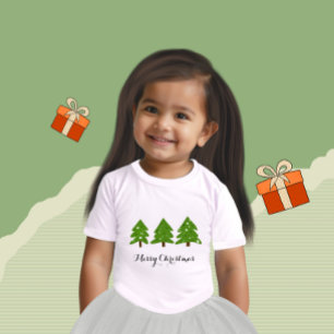 Weihnachtsbäume Baby T-shirt
