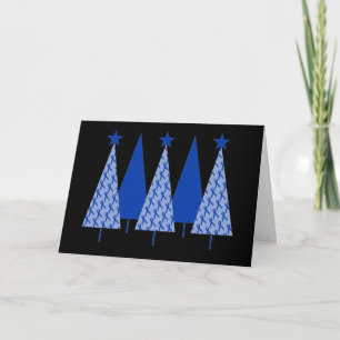 Weihnachtsbäume - Blauer Schleimkehlkrebs Feiertagskarte