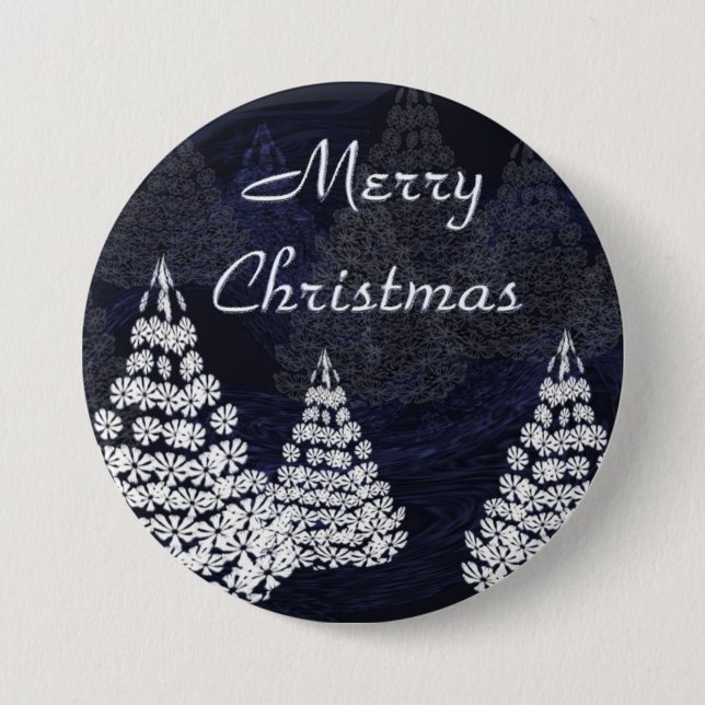 Weihnachtsbäume Button (Vorderseite)