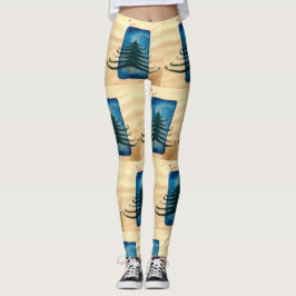 Weihnachtsbäume Custom Leggings