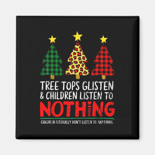 Weihnachtsbäume Eltern-Spaß für Lehrer Lo Magnet