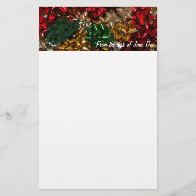 Weihnachtsbäume farbenfroher Feiertag Briefpapier (Vorderseite)
