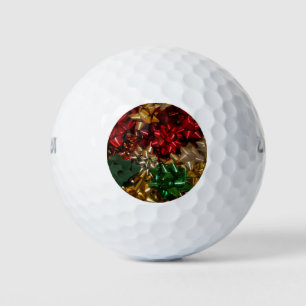 Weihnachtsbäume farbenfroher Feiertag Golfball