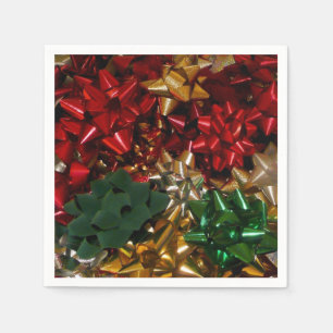 Weihnachtsbäume farbenfroher Feiertag Serviette