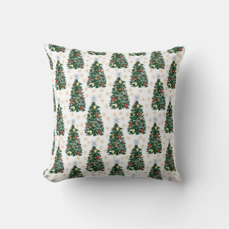Weihnachtsbäume Feiertag Kissen