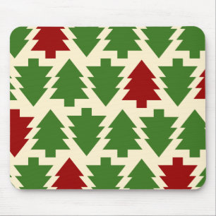 Weihnachtsbäume-Feiertagsmuster Mousepad