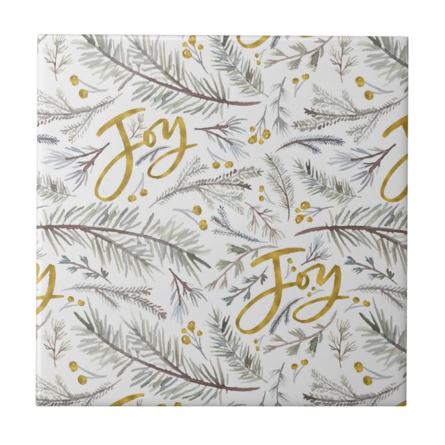 Weihnachtsbäume Fliese (Vorderseite)