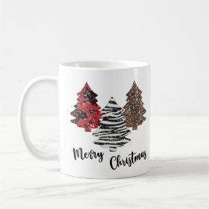 Weihnachtsbäume Frohe Weihnachtskaffee-Tasse Kaffeetasse