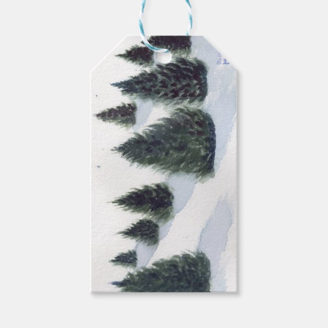 Weihnachtsbäume - Geschenkartikel Geschenkanhänger (Vorderseite)