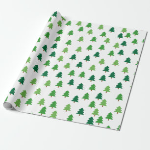 Weihnachtsbäume Geschenkpapier