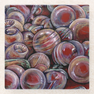 Weihnachtsbäume Glasuntersetzer