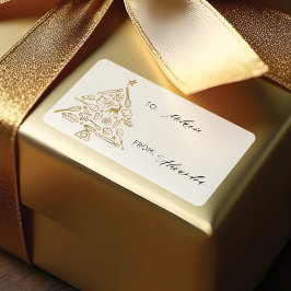 Weihnachtsbäume Gold zum und vom Urlaub