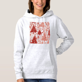 Weihnachtsbäume Hoodie für Frauen