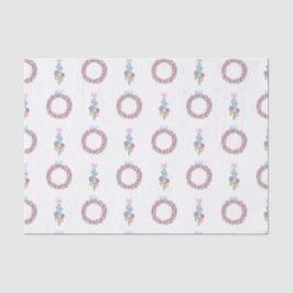 Weihnachtsbäume in Aquarellen Seidenpapier