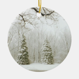 Weihnachtsbäume Keramikornament