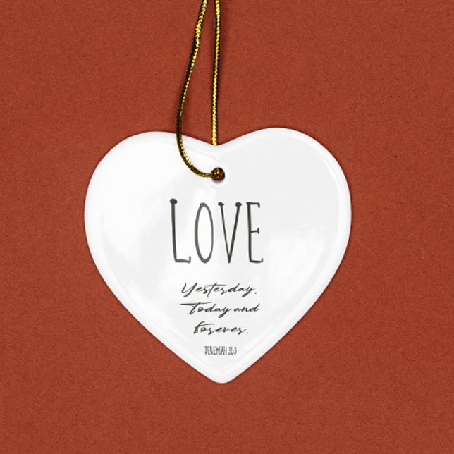 Weihnachtsbäume Liebe Keramik Ornament (Von Creator hochgeladen)