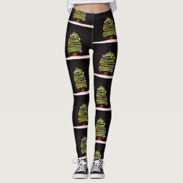 Weihnachtsbäume mit Weihnachtsbäumen für Leggings