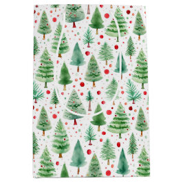 Weihnachtsbäume Mittlere Geschenktüte