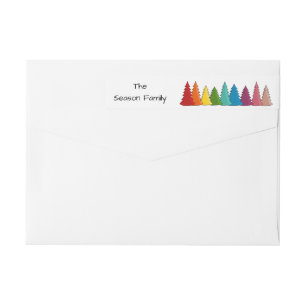 Weihnachtsbäume - Rainbow