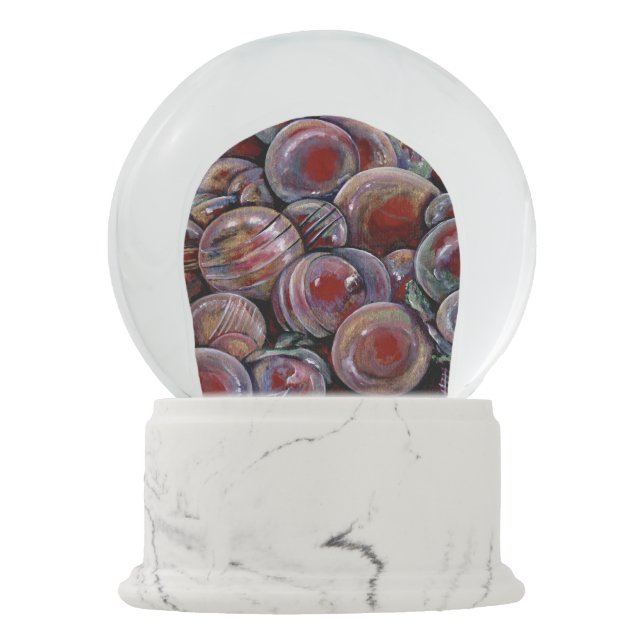 Weihnachtsbäume Schneekugel (Rückseite)