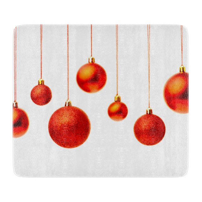 Weihnachtsbäume Schneidebrett (Vorderseite)